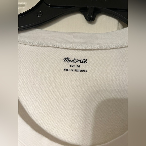 Madewell Slub Boxy-Crop Tee Medium - Picture 4 of 7